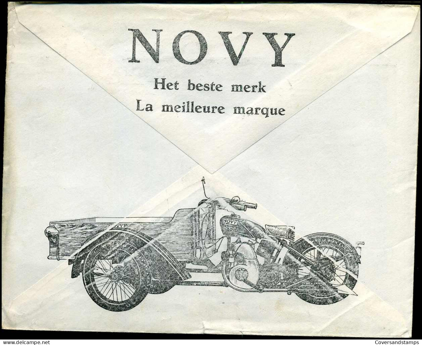 Cover Naar St. Servais - "Etablissements Hilaire Lannoy & Fils, Courtrai" - 1935-1949 Klein Staatswapen