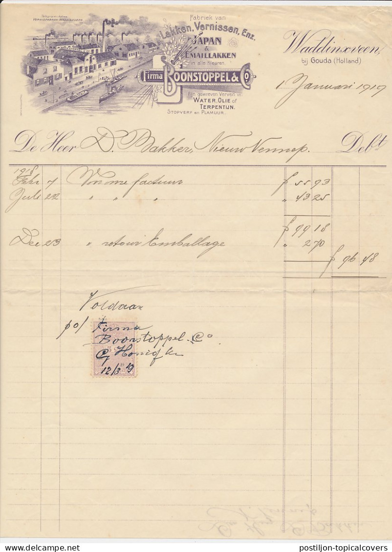 Nota Waddinxveen 1919 - Lakken - Vernissen - Emaillakken - Pays-Bas