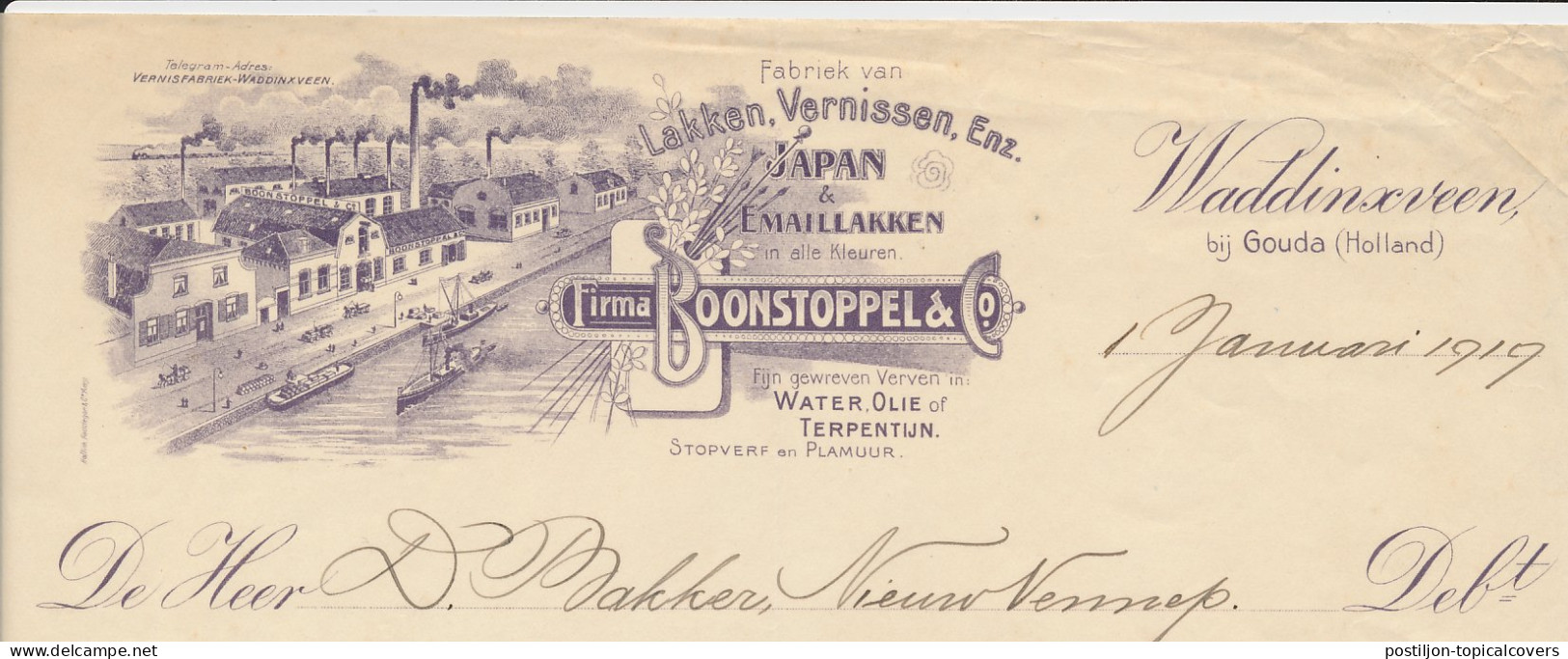 Nota Waddinxveen 1919 - Lakken - Vernissen - Emaillakken - Netherlands