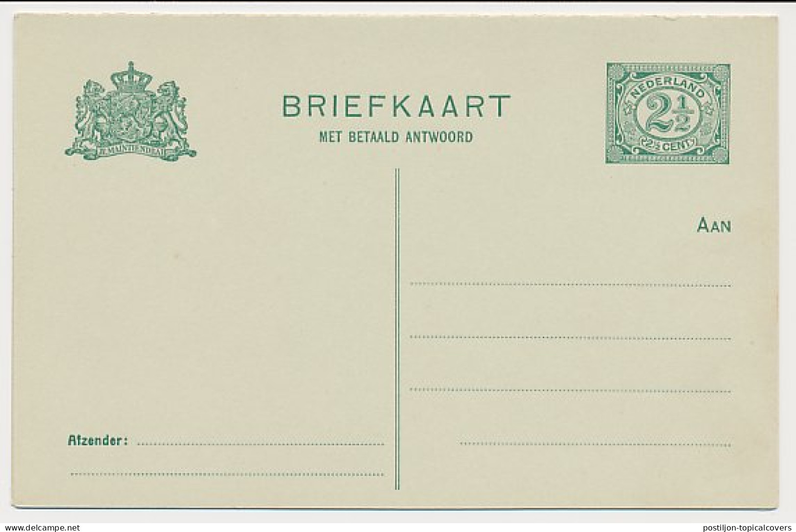 Briefkaart G. 81 I - Postal Stationery