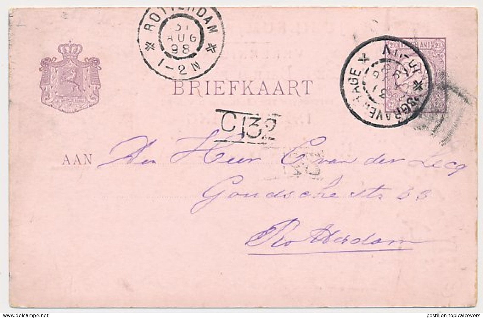 Briefkaart Geuzendam P33 D - FDC / 1e Dag  - Entiers Postaux