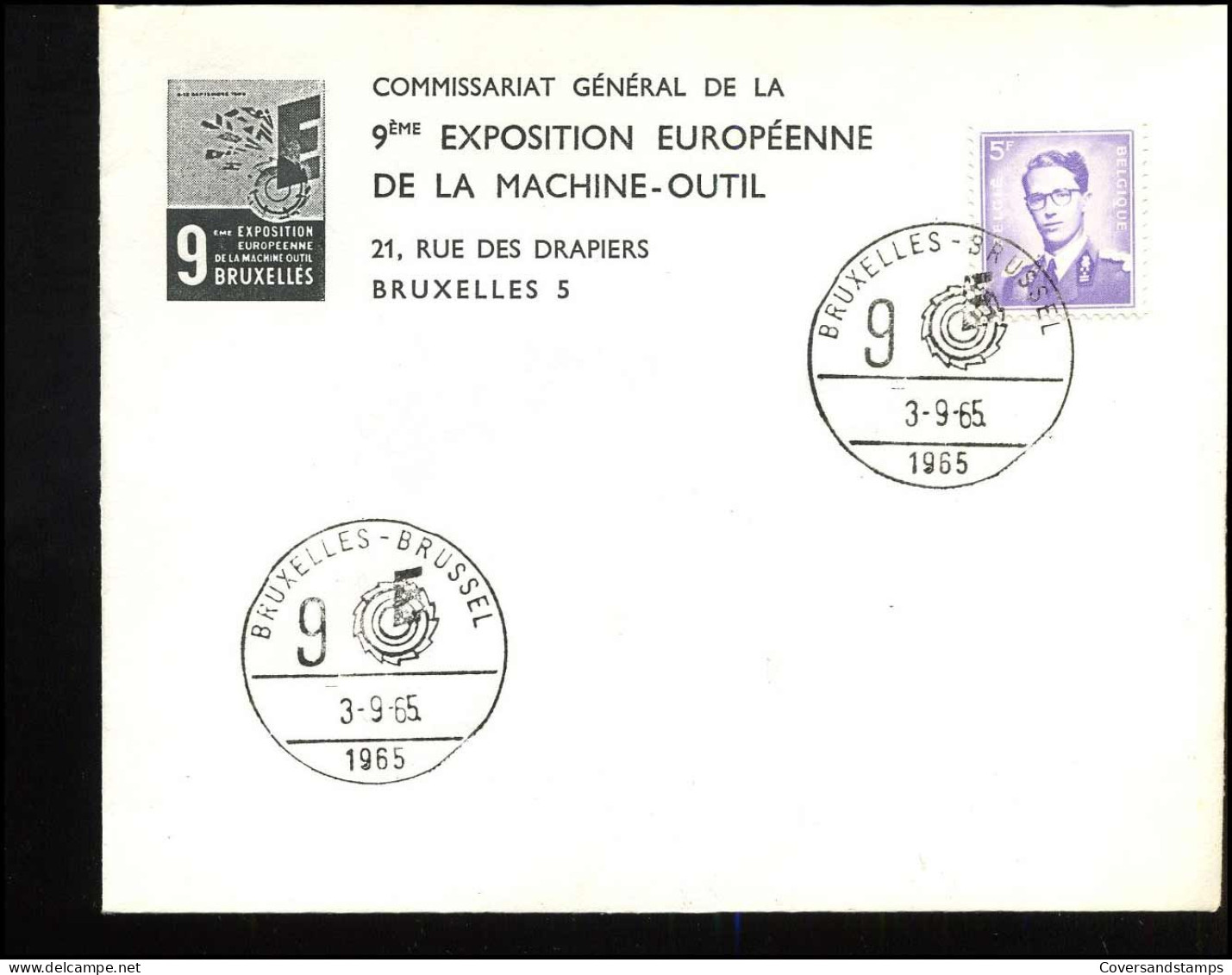 Cover - "Commisariat Général De La 9ème Exposition Européenne De La Machine-Outil, Bruxelles" - 1953-1972 Lunettes