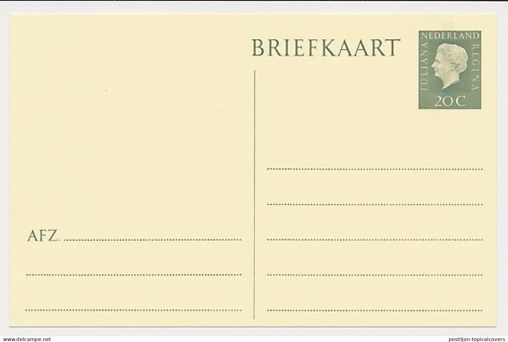 Briefkaart G. 343 B - Postal Stationery