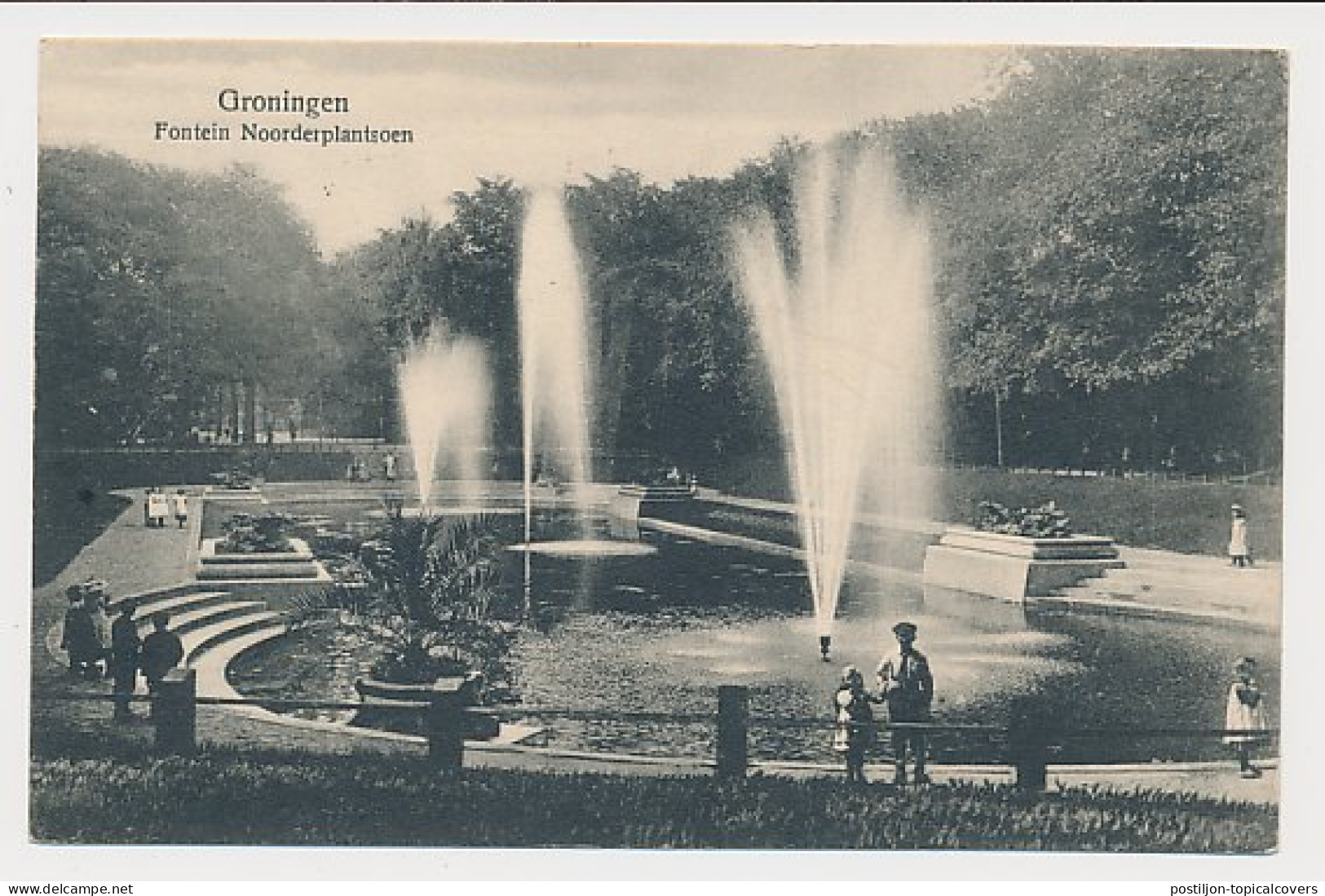 Treinblokstempel : Groningen - Zwolle F1 1923 - Unclassified