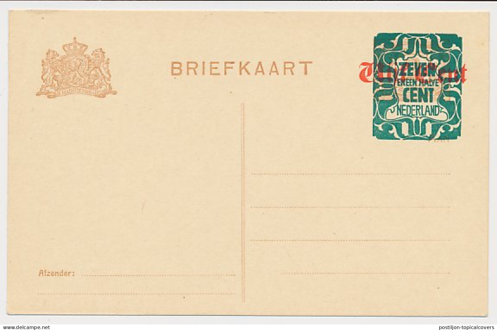 Briefkaart G. 179 - Postal Stationery