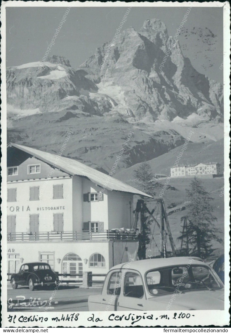 Cr444 Cartolina Il Cervino Da Cervinia Provincia Di Aosta - Aosta