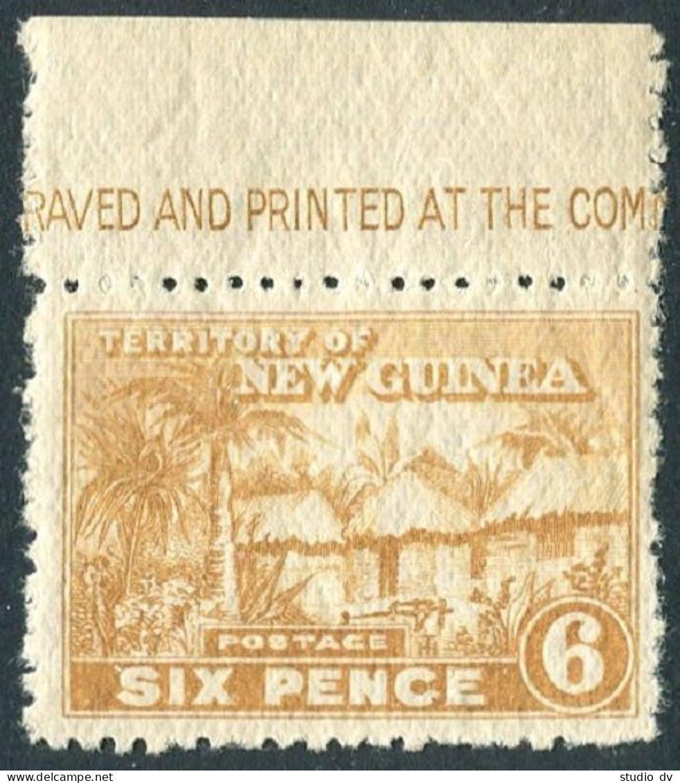New Guinea 7, MNH. Michel 45c. Native Huts, 1928. - Guinea (1958-...)