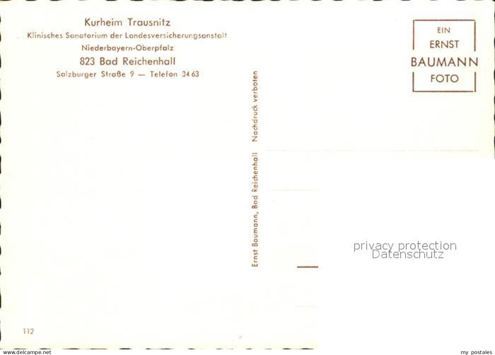 72537640 Bad Reichenhall Kurheim Trausnitz Bad Reichenhall - Bad Reichenhall
