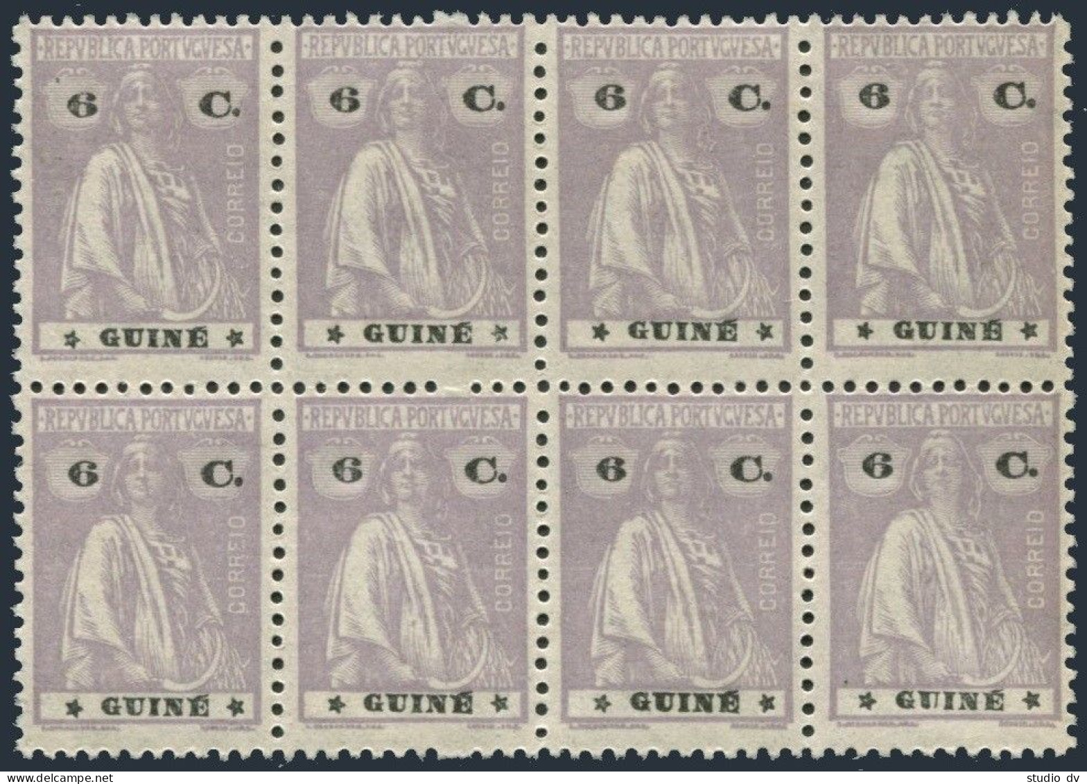 Portuguese Guinea 171 Block/8,MNH. Michel 177. Ceres, 1914. - Guinea (1958-...)