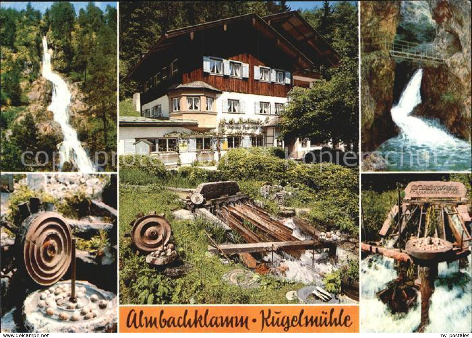 72537494 Markt Schellenberg Almbachklamm Kugelmuehle Wasserfall Markt Schellenbe - Berchtesgaden