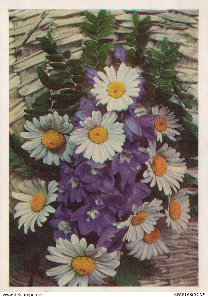FLEURS Vintage Carte Postale CPSM #PAR700.FR - Flowers