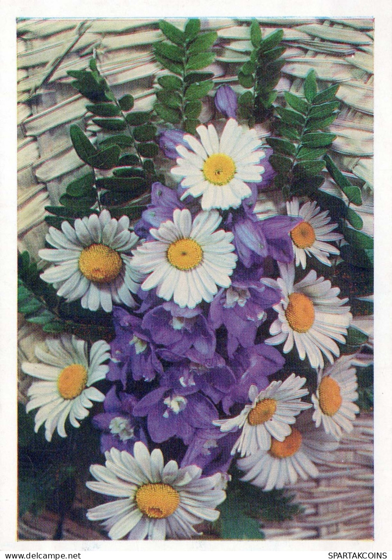 FLEURS Vintage Carte Postale CPSM #PAR700.FR - Flowers