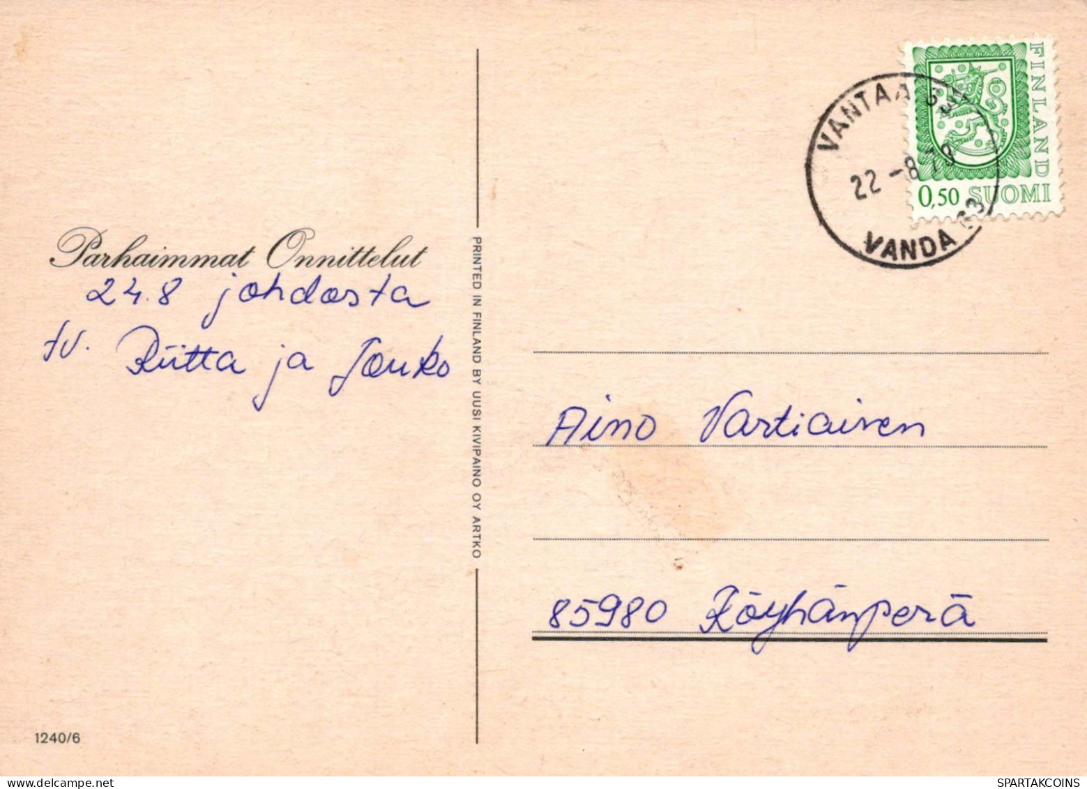 FLEURS Vintage Carte Postale CPSM #PAS061.FR - Flowers