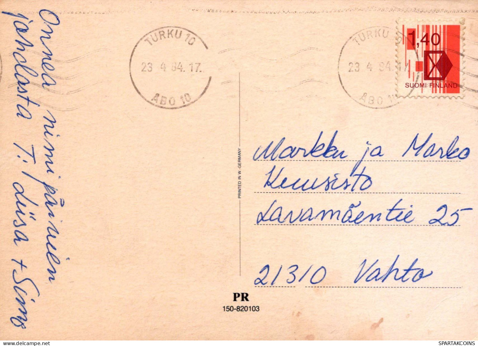 FLEURS Vintage Carte Postale CPSM #PAR219.FR - Bloemen