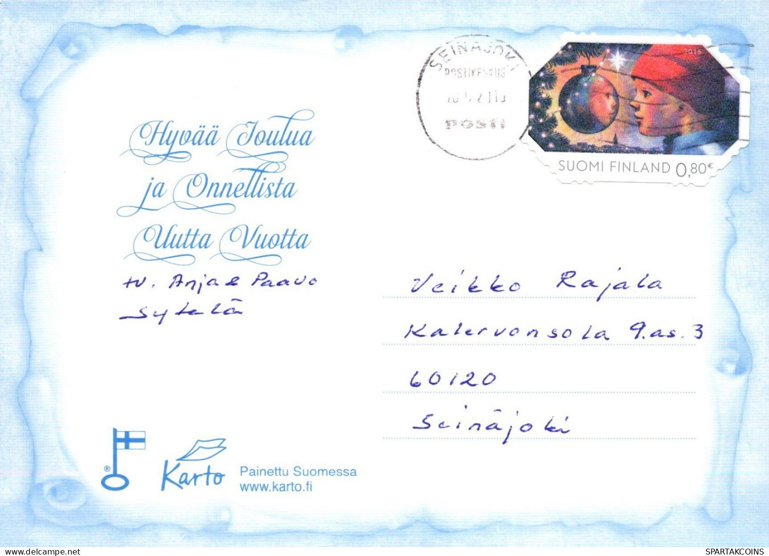 ANGE NOËL Vintage Carte Postale CPSM #PAH347.FR - Angels