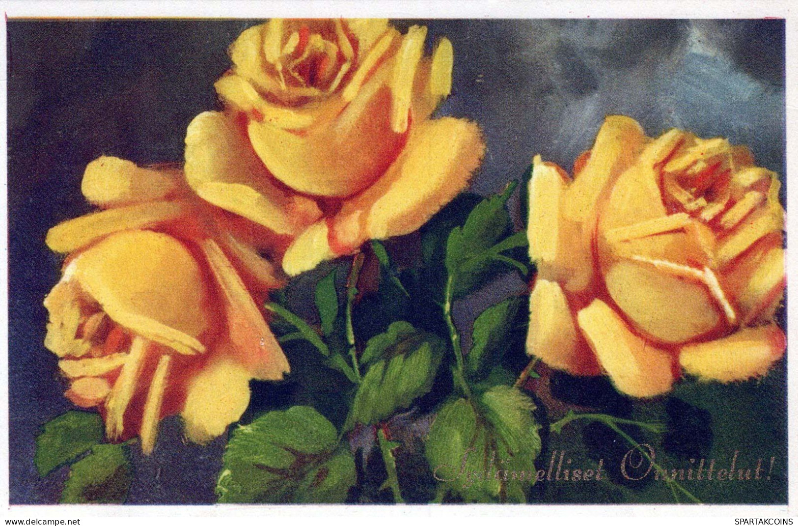 FLORES Vintage Tarjeta Postal CPA #PKE642.ES - Flowers