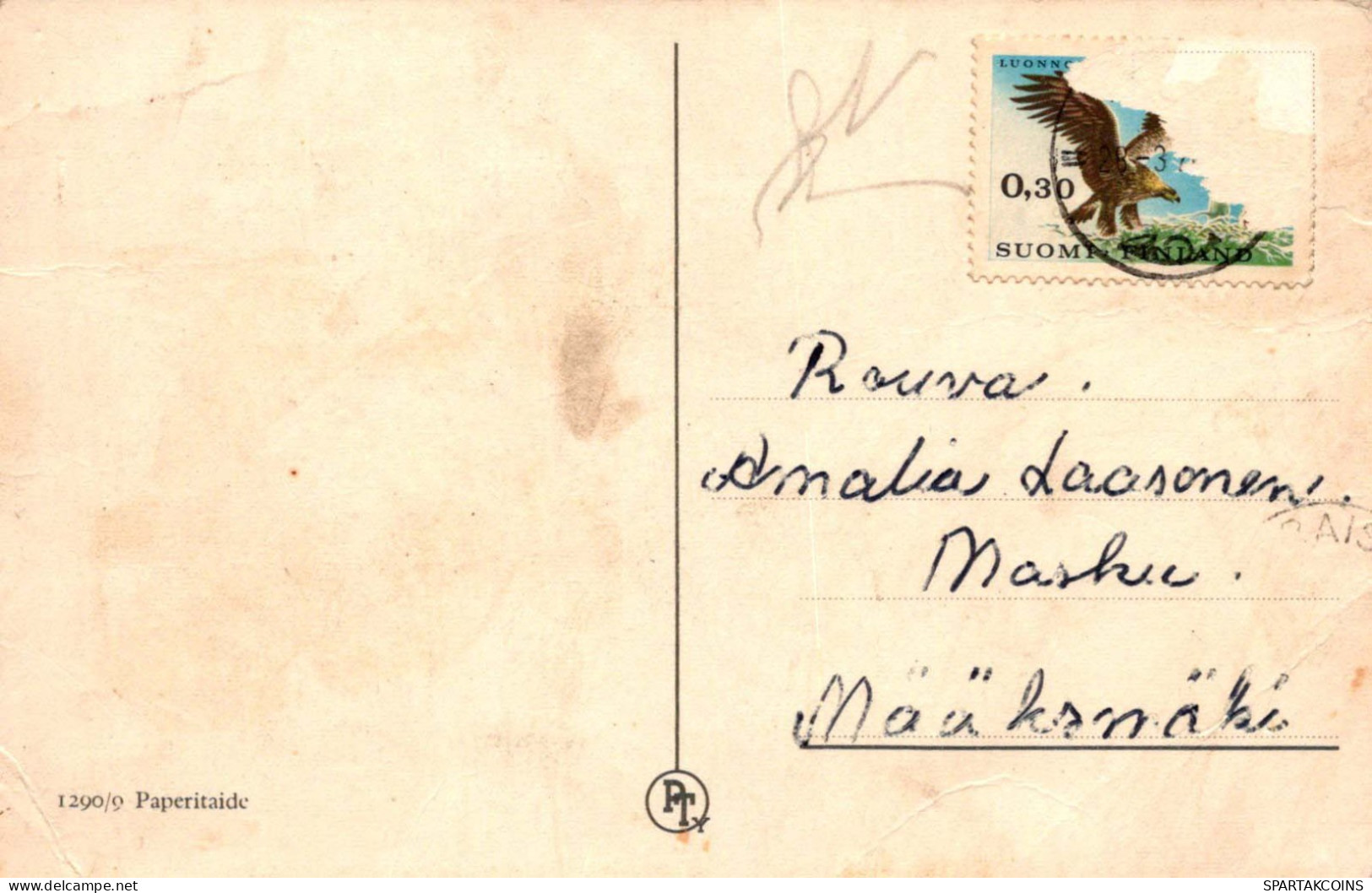 FLORES Vintage Tarjeta Postal CPA #PKE266.ES - Flowers
