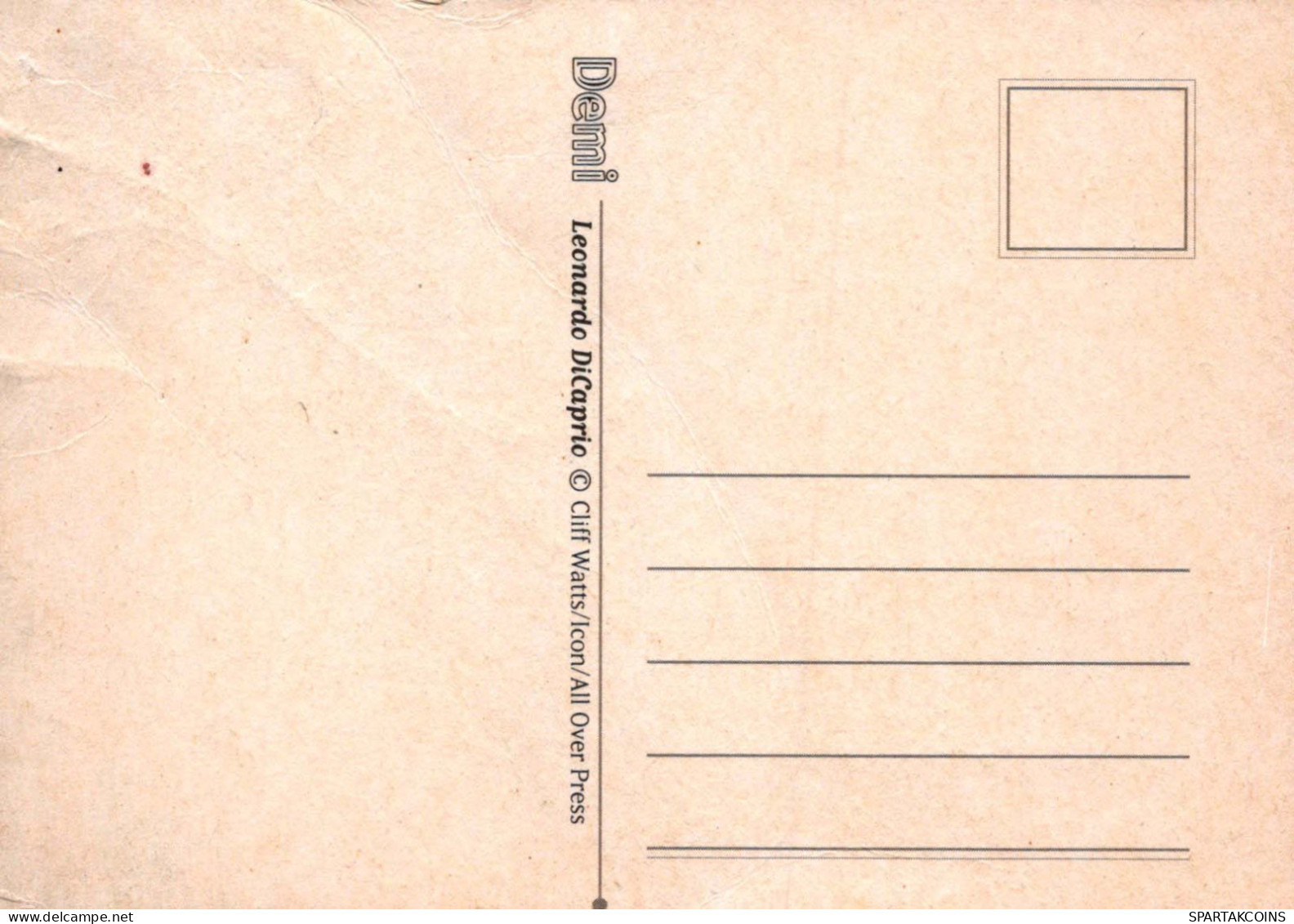 LEONARDO DICAPRIO Personajes Famosos Animadores Vintage Tarjeta Postal CPSM #PBV982.ES - Entertainers