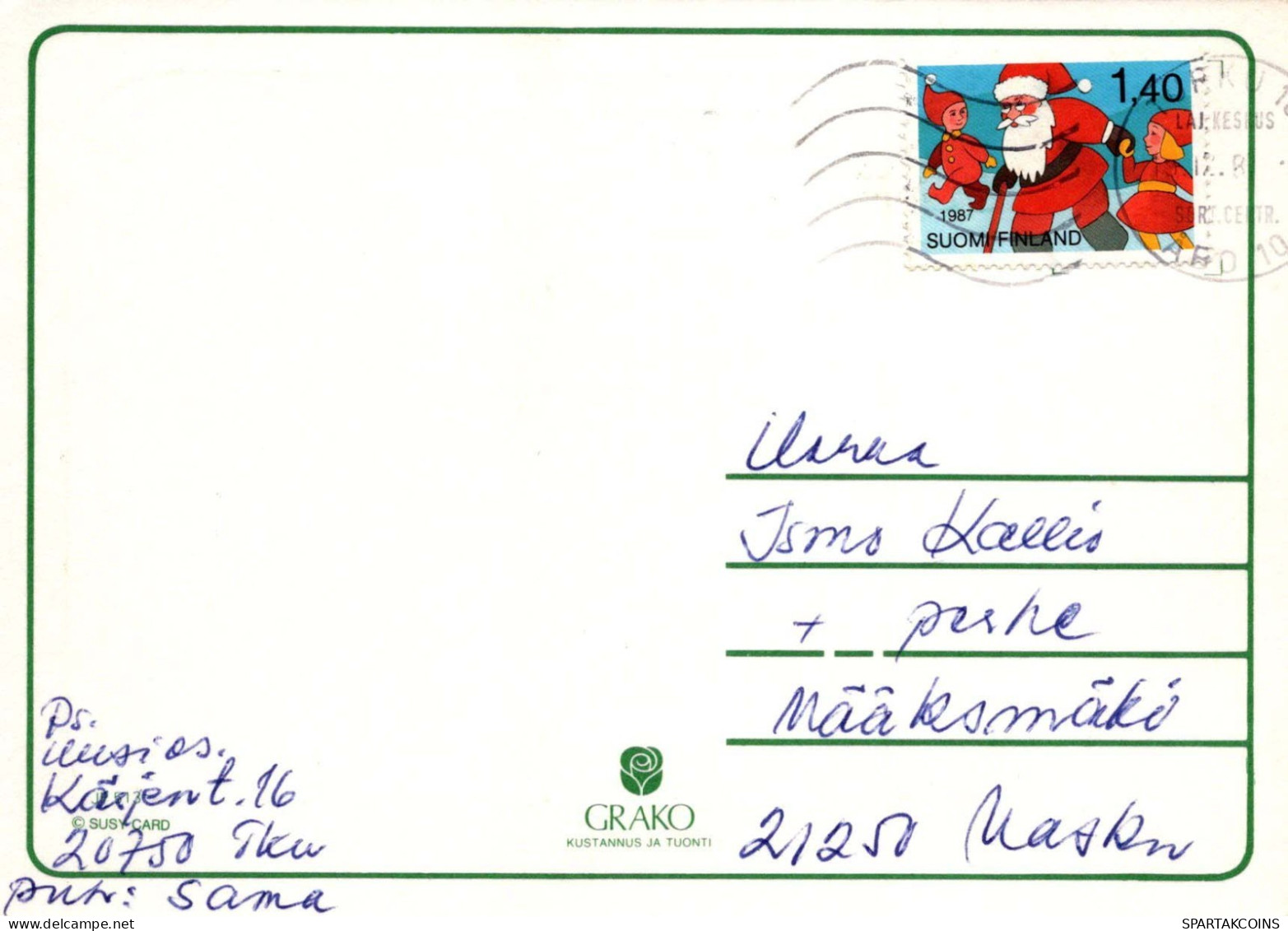 NIÑOS HUMOR Vintage Tarjeta Postal CPSM #PBV366.ES - Humorous Cards