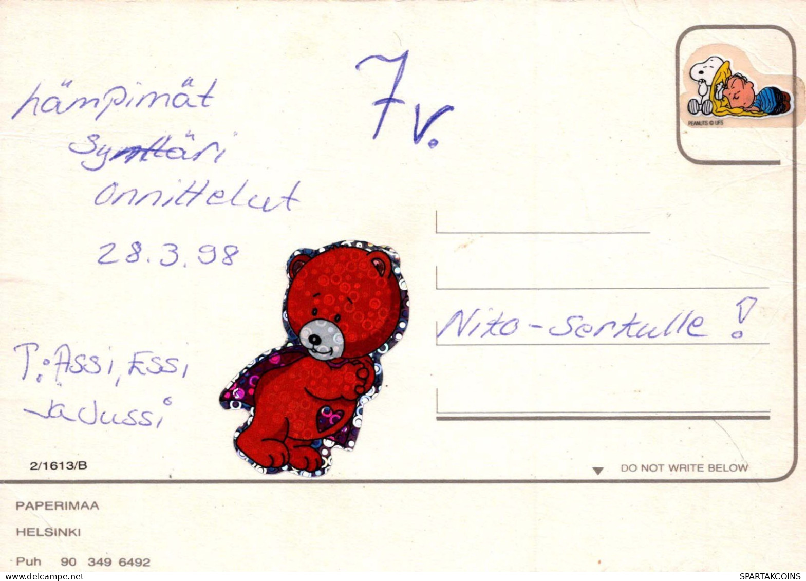 HUMOR DIBUJOS ANIMADOS Vintage Tarjeta Postal CPSM #PBV611.ES - Humour