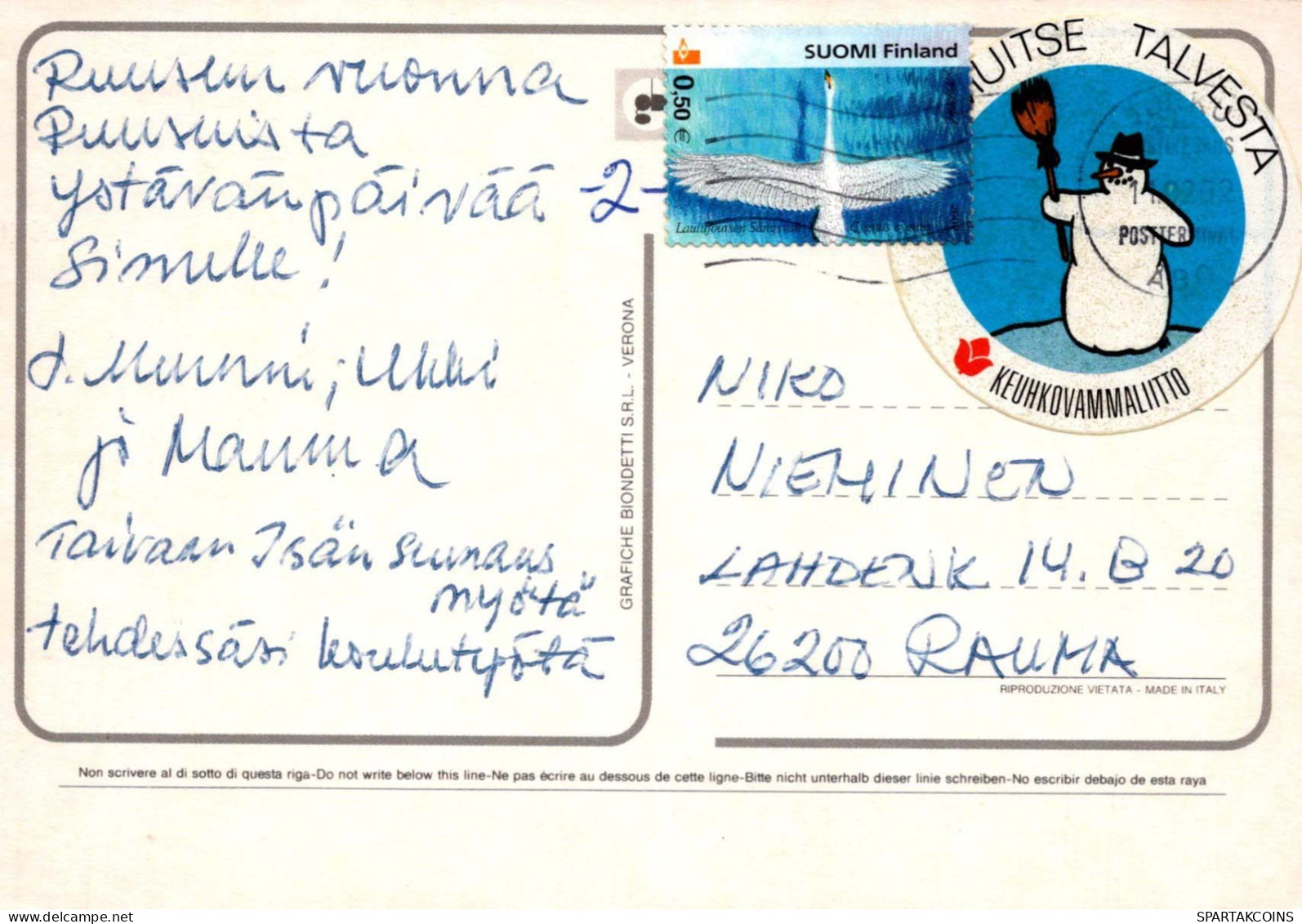 OSO Animales Vintage Tarjeta Postal CPSM #PBS058.ES - Beren