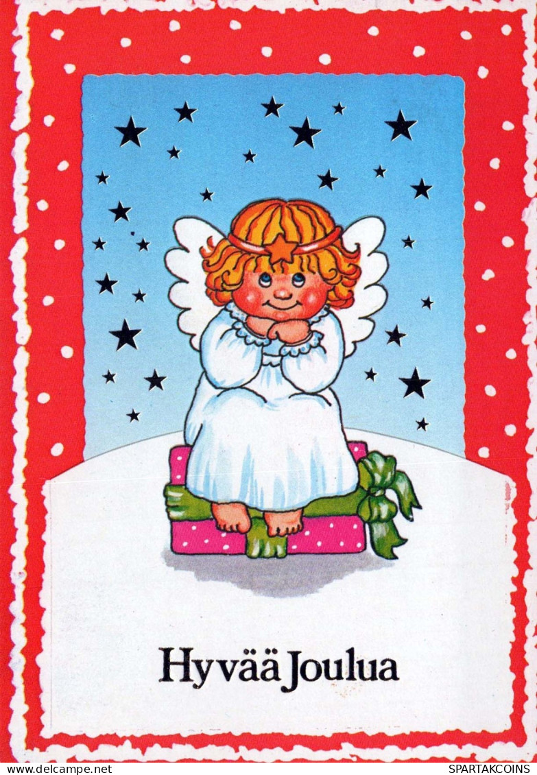 ÁNGEL Navidad Vintage Tarjeta Postal CPSM #PBP442.ES - Angels