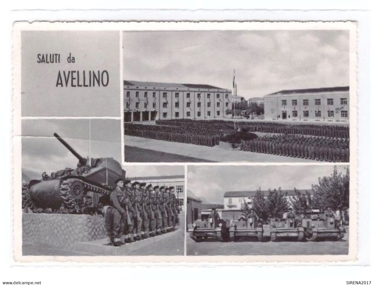 AVELLINO - C.A.R. TRUPPE CORAZZATE - SALUTI - VIAGGIATA - Avellino