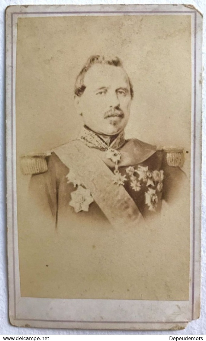 Photo Ancienne - CDV Cabinet - Général Louis D'Aurelle De Paladines - Second Empire Commune - Photo LEDOT AINÉ - PARIS - Old (before 1900)