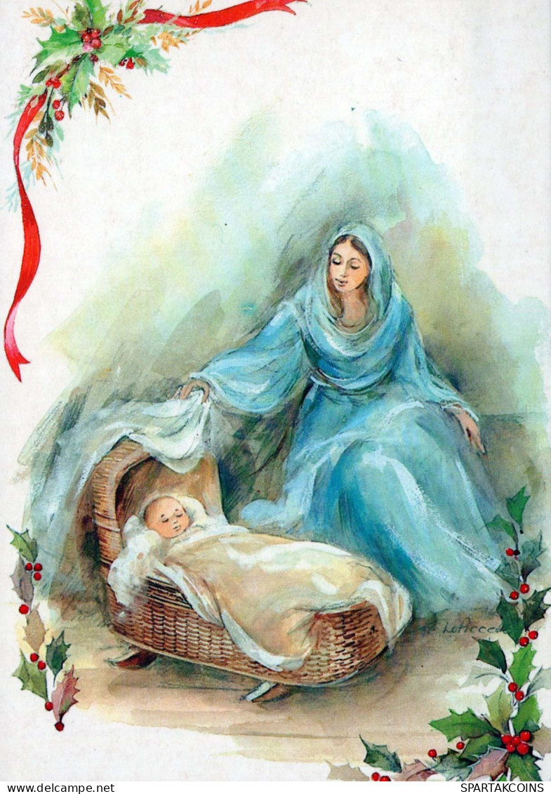 Virgen María Virgen Niño JESÚS Navidad Religión Vintage Tarjeta Postal CPSM #PBB996.ES - Virgen Maria Y Las Madonnas