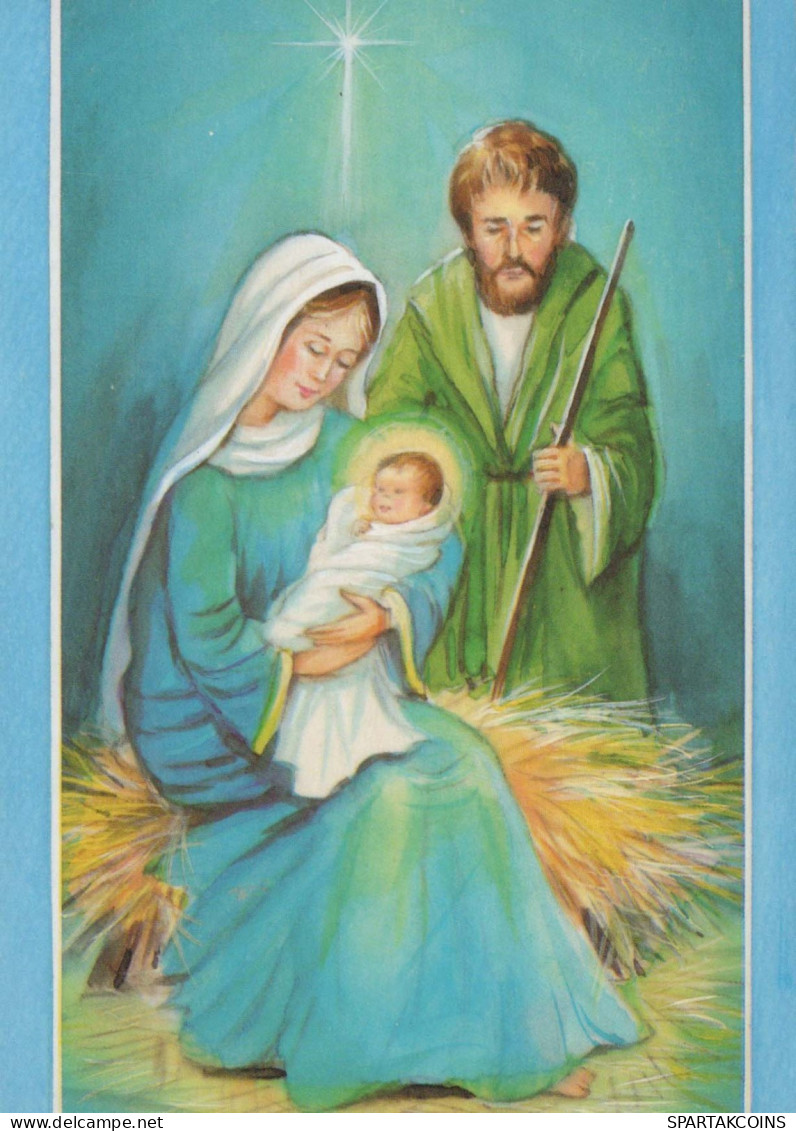 Virgen María Virgen Niño JESÚS Navidad Religión Vintage Tarjeta Postal CPSM #PBB732.ES - Virgen Mary & Madonnas