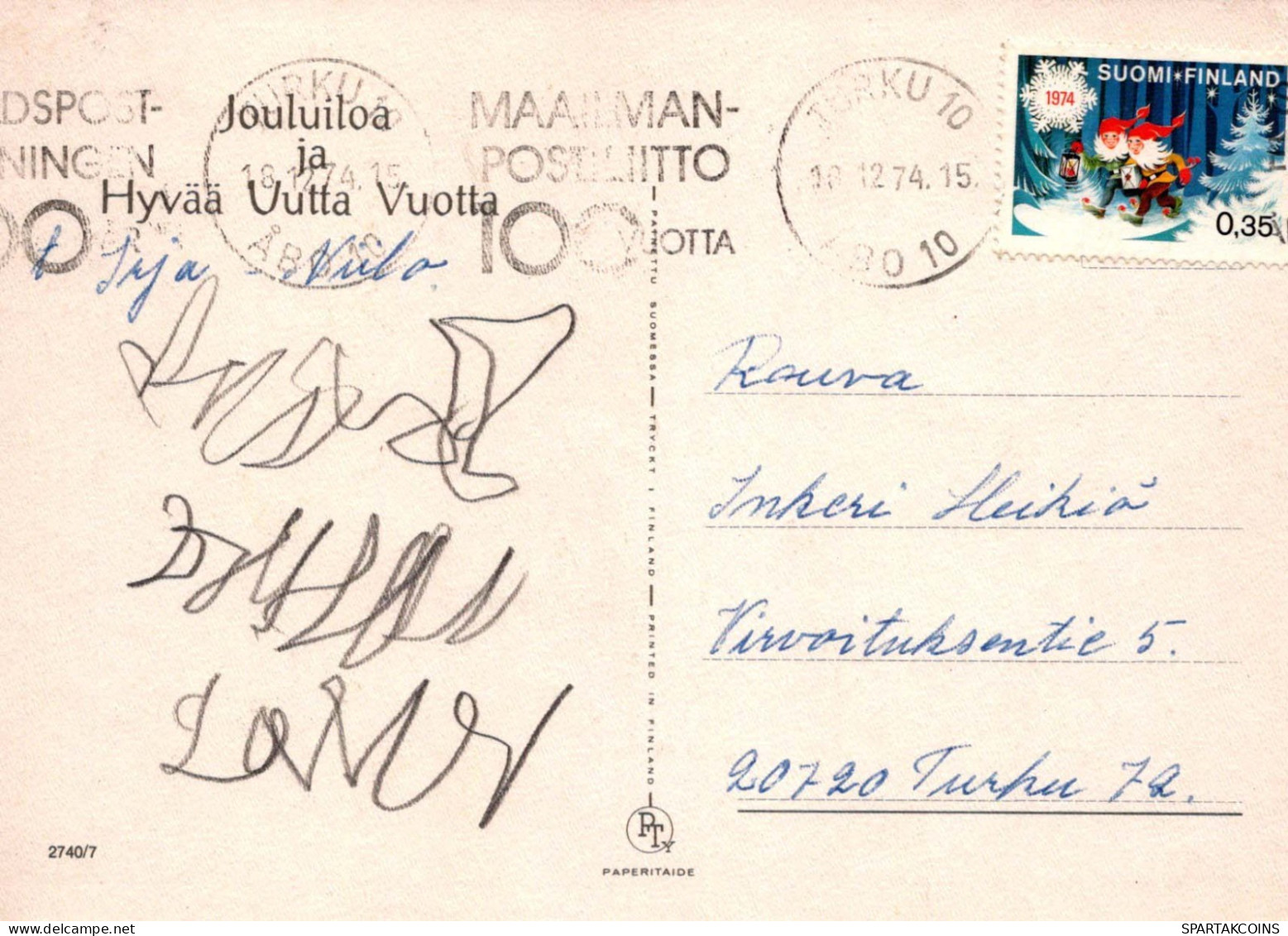 NIÑOS Escena Paisaje Vintage Tarjeta Postal CPSM #PBB352.ES - Scenes & Landscapes