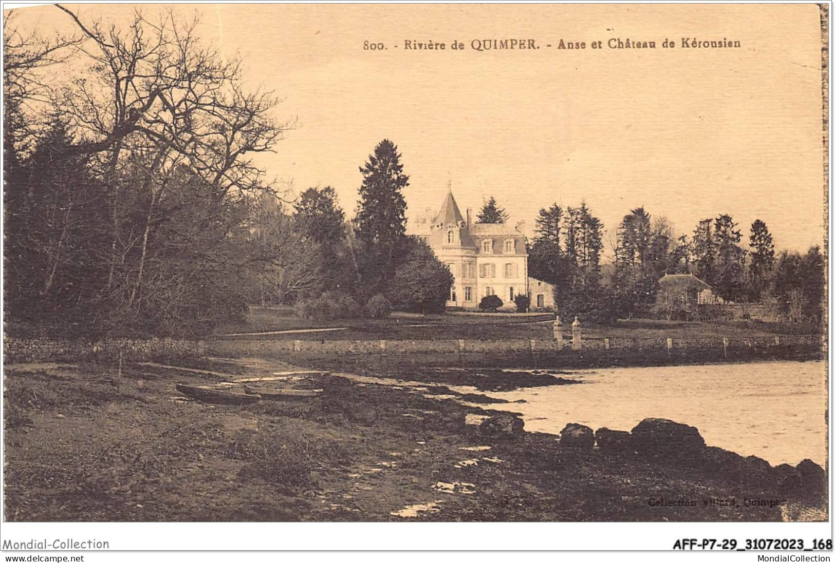 AFFP7-29-0612 - Rivière De QUIMPER - Anse Et Château De Kérousian  - Quimper