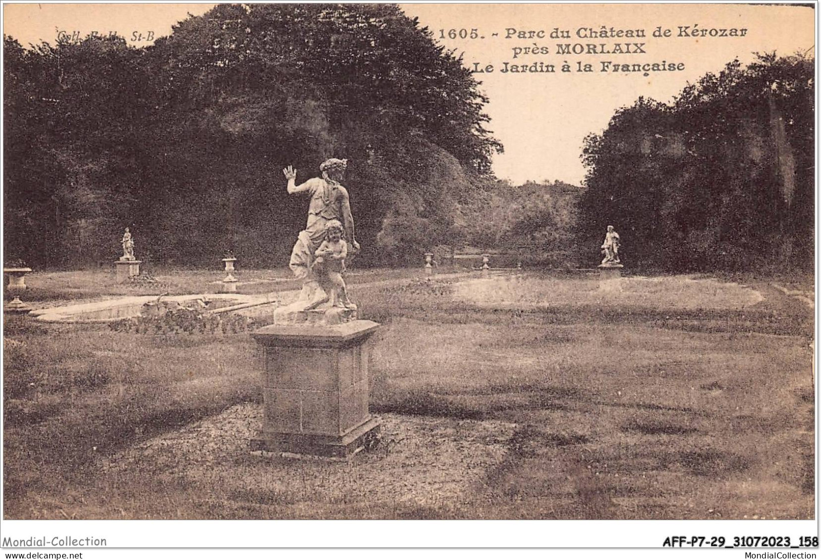 AFFP7-29-0607 - Parc Du Château De Kérozar Près MORLAIX - Le Jardin à La Française  - Morlaix