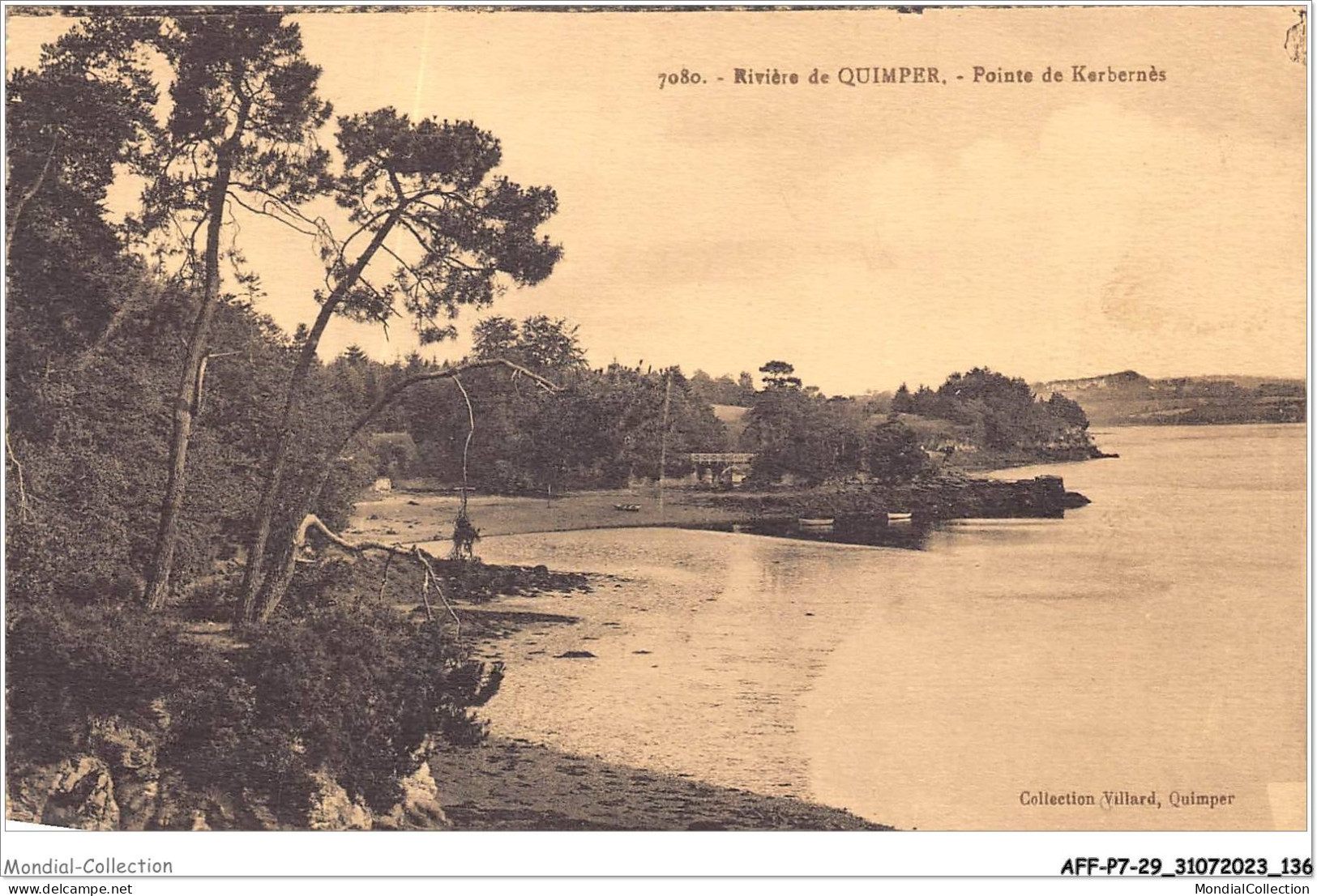 AFFP7-29-0596 - Rivière De QUIMPER - Pointe De Kerbernès  - Quimper