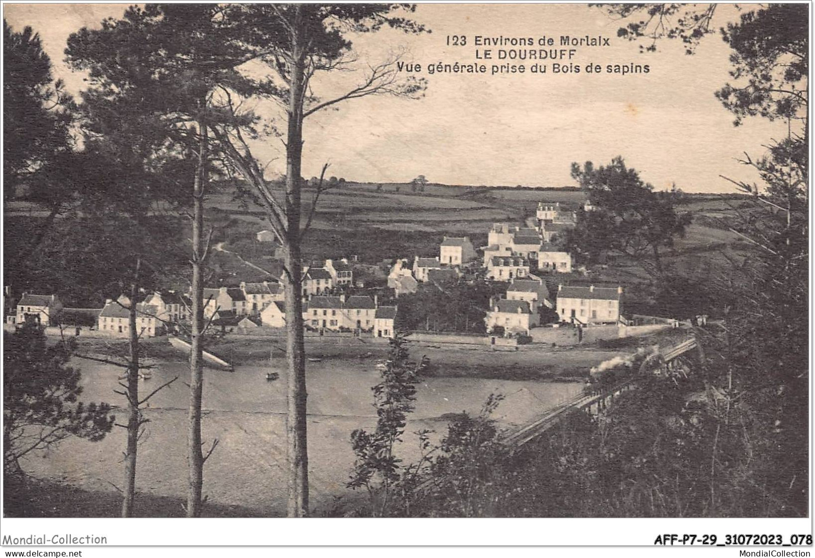 AFFP7-29-0567 - Environs De MORLAIX - Le Dourduff - Vue Générale Prise Du Bois Du Sapins - Morlaix