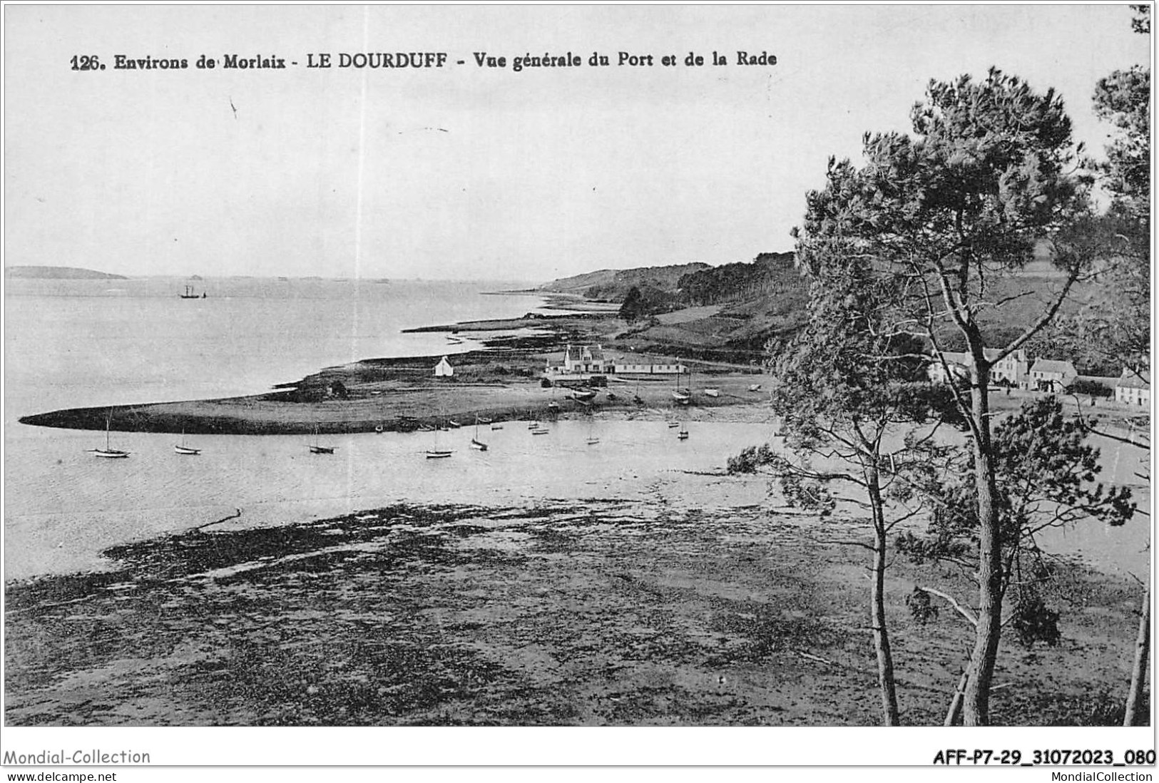 AFFP7-29-0568 - Environs De MORLAIX - Le Dourduff - Vue Générale Du Port Et De La Rade  - Morlaix