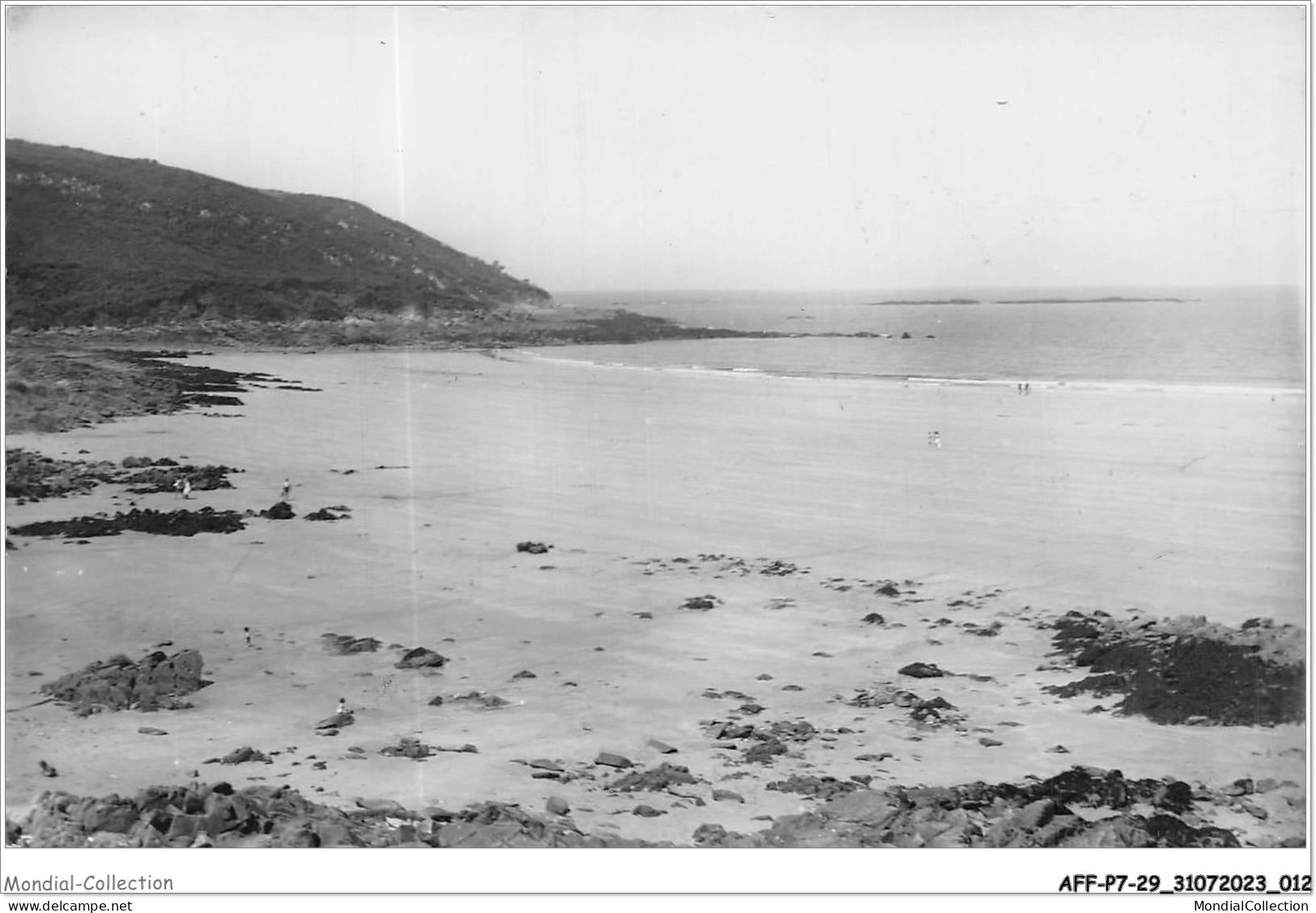 AFFP7-29-0534 - Le Moulin De La RIVE-LOCQUIREC - La Plage à Marée Basse  - Locquirec