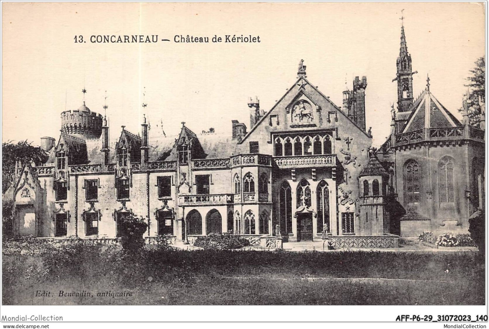 AFFP6-29-0508 - CONCARNEAU - Château De Kériolet  - Concarneau