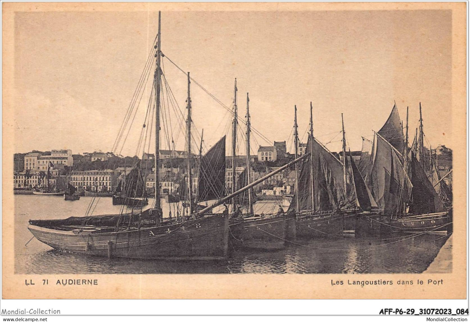 AFFP6-29-0480 - AUDIERNE - Les Langoustiers Dans Le Port  - Audierne