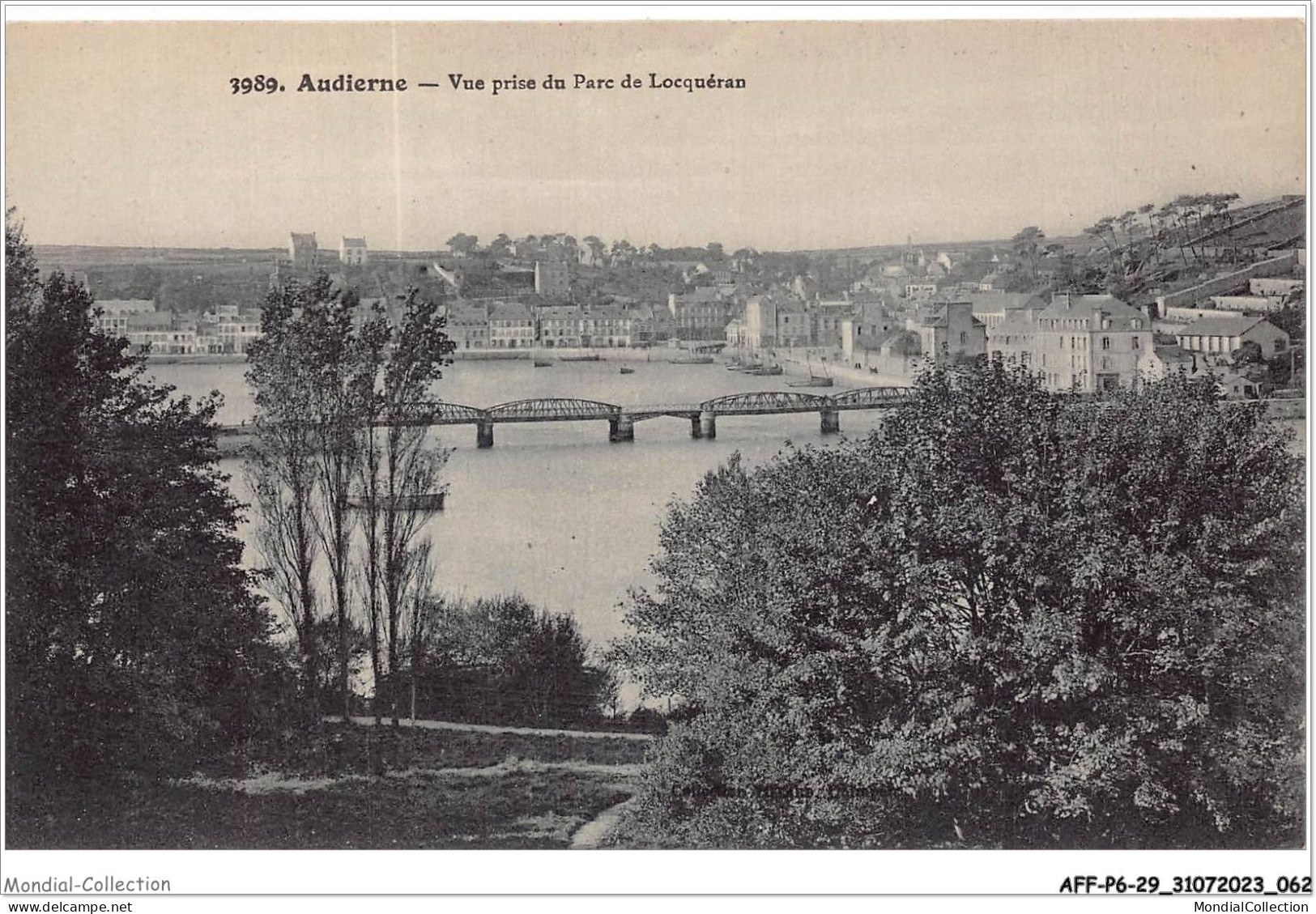 AFFP6-29-0469 - AUDIERNE - Vue Prise Du Parc De Locquéran  - Audierne