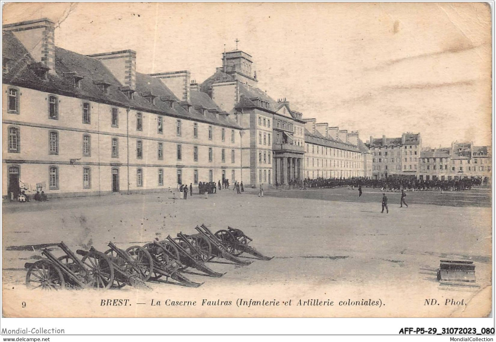 AFFP5-29-0392 - BREST - La Caserne Fautras - Infanterie Et Artillerie Coloniales  - Brest