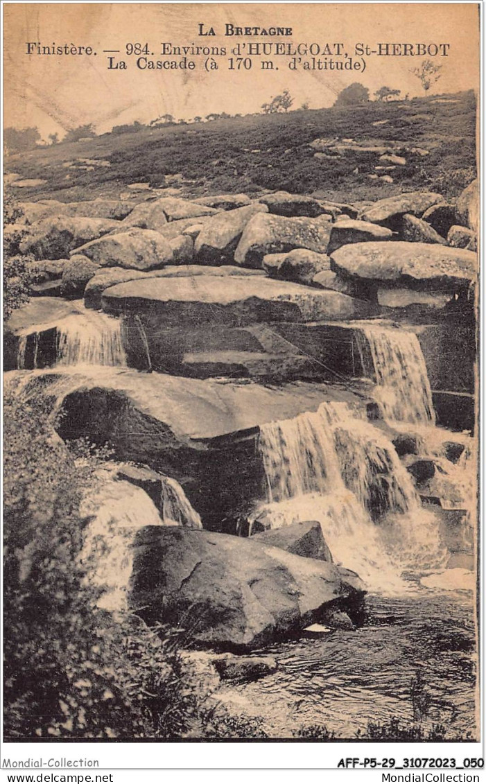 AFFP5-29-0377 - Environs D'HUELGOAT - St-herbot - La Cascade  - Huelgoat