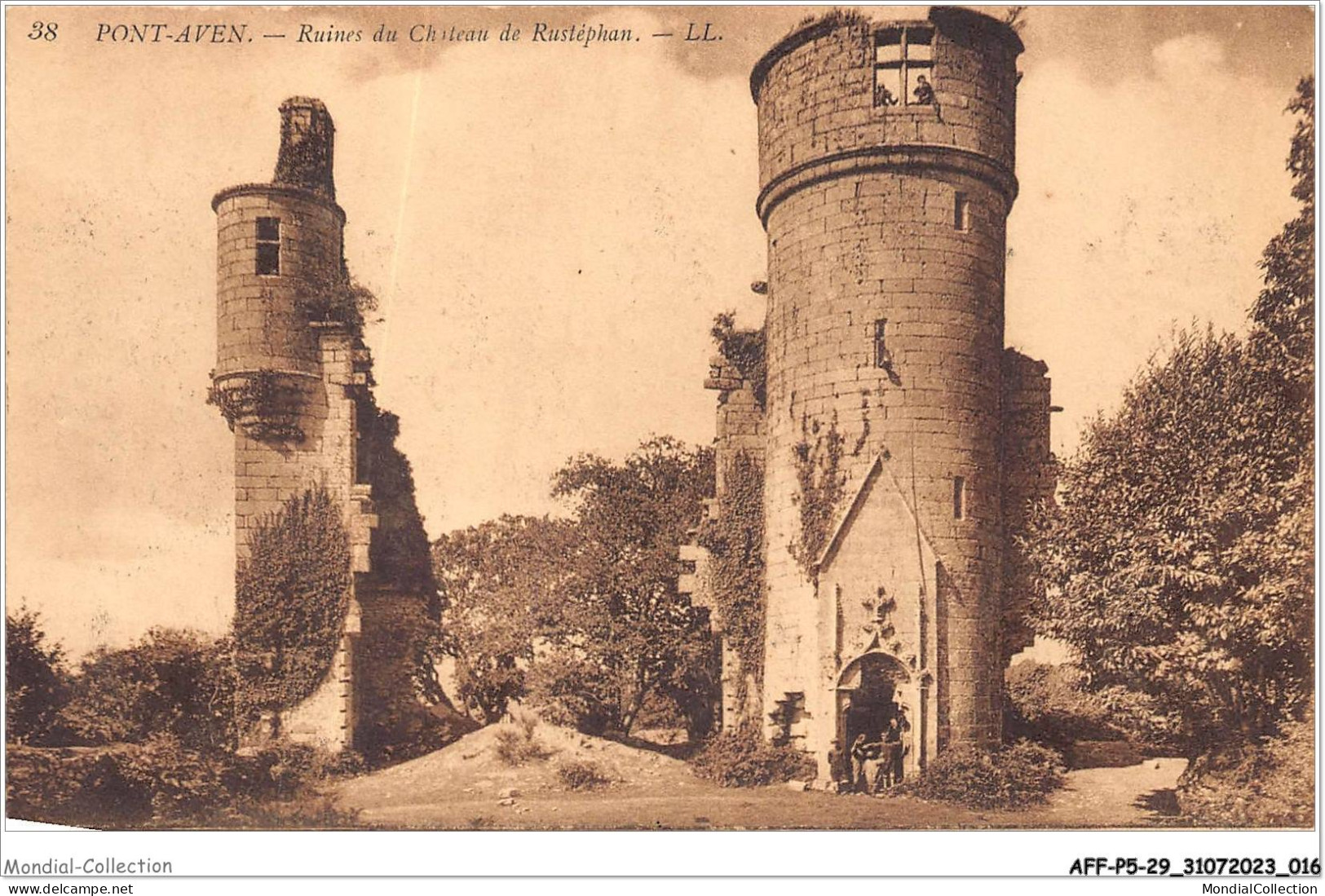 AFFP5-29-0360 - PONT-AVEN - Ruines Du Château De Rustéphan  - Pont Aven