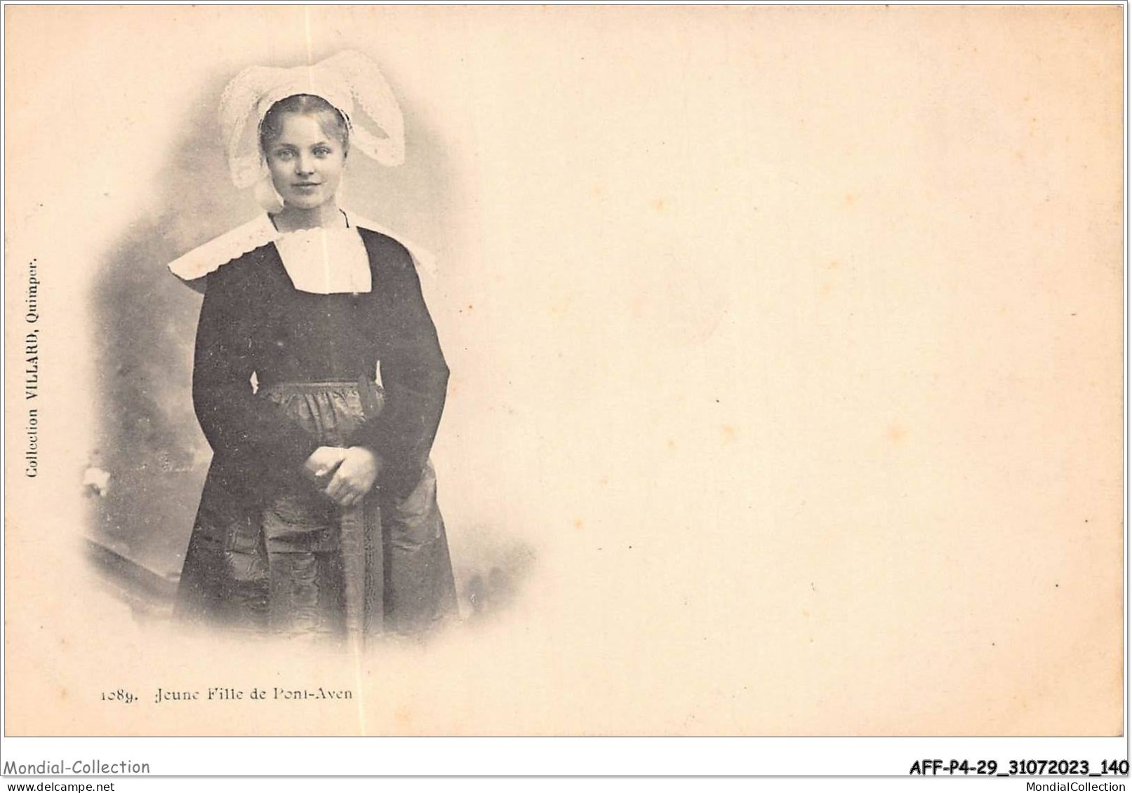 AFFP4-29-0341 - Jeune Fille De PONT-AVEN - Pont Aven