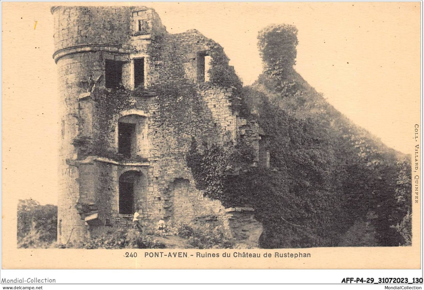 AFFP4-29-0336 - PONT-AVEN - Ruines Du Château De Rustephan  - Pont Aven