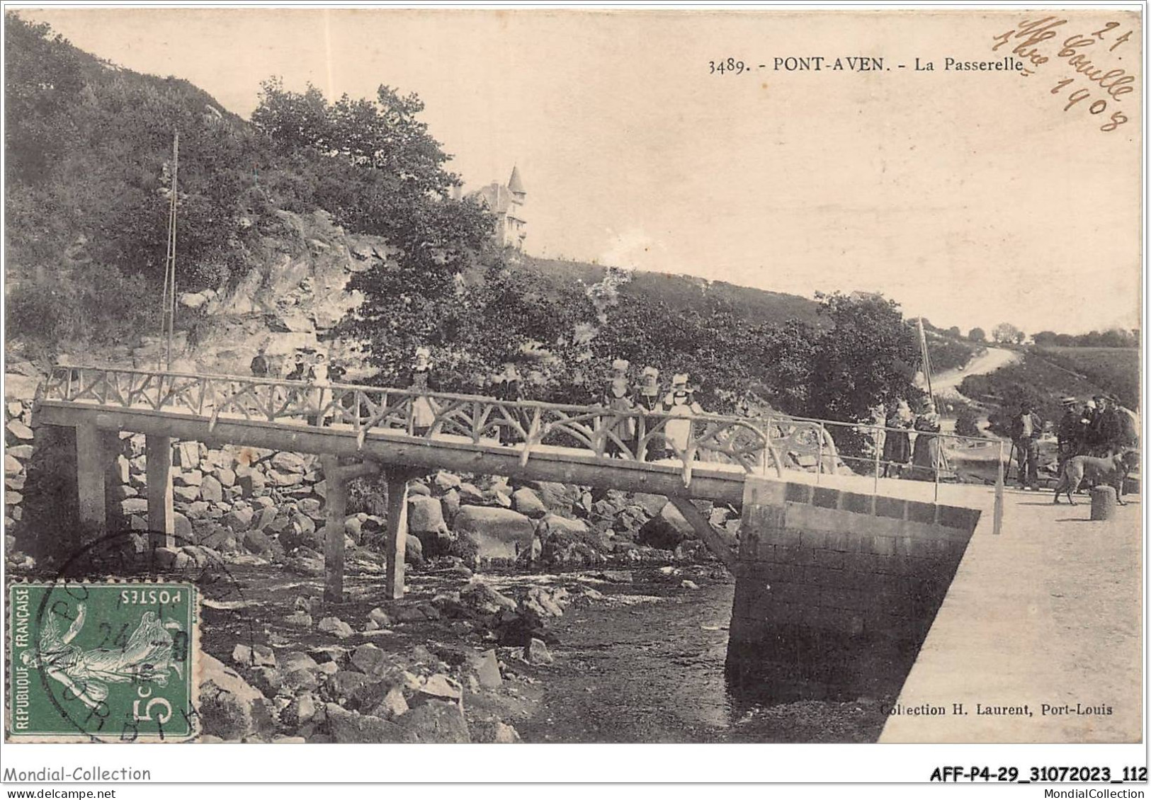 AFFP4-29-0327 - PONT-AVEN - La Passerelle  - Pont Aven