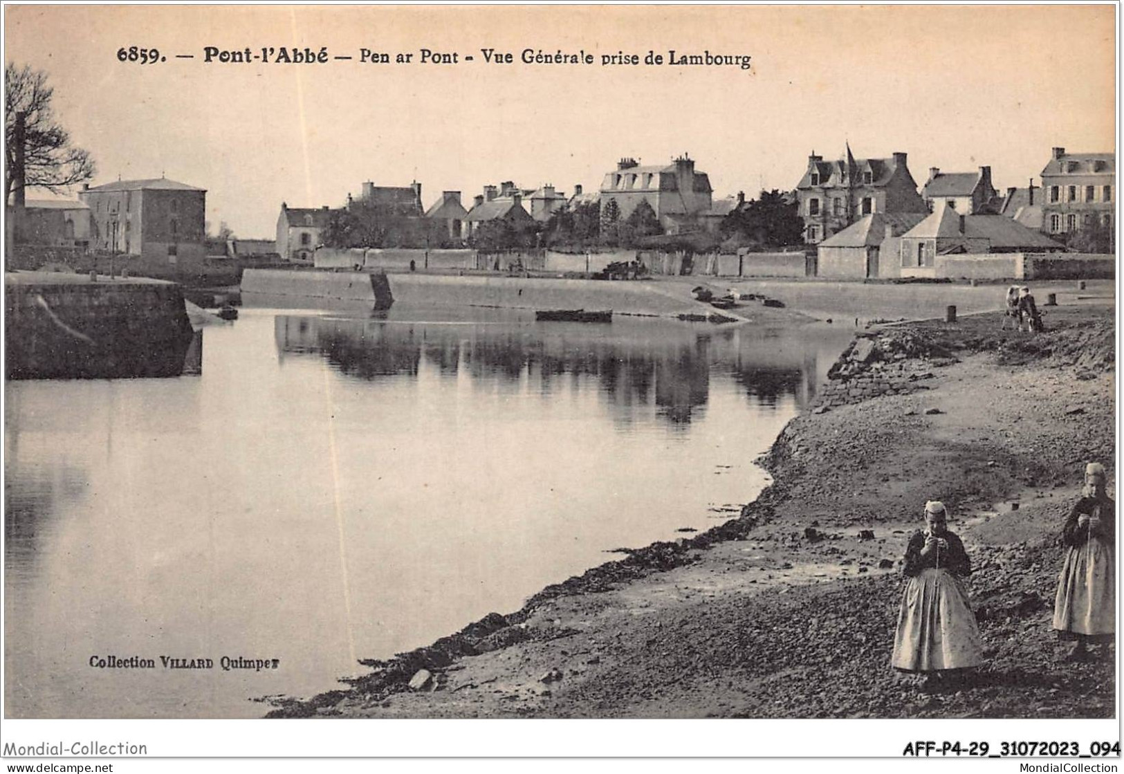 AFFP4-29-0318 - PONT-L'ABBE - Pen Ar Pont - Vue Générale Prise De Lambourg  - Pont L'Abbe