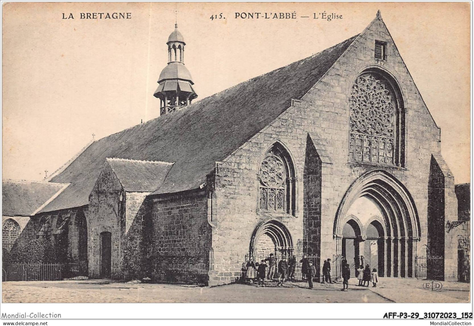 AFFP3-29-0258 - PONT-L'ABBE - L'église  - Pont L'Abbe