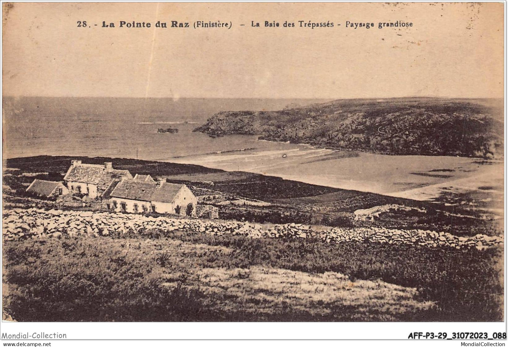 AFFP3-29-0226 - LA POINTE DU RAZ - La Baie Des Trépassés - Paysage Grandiose  - La Pointe Du Raz