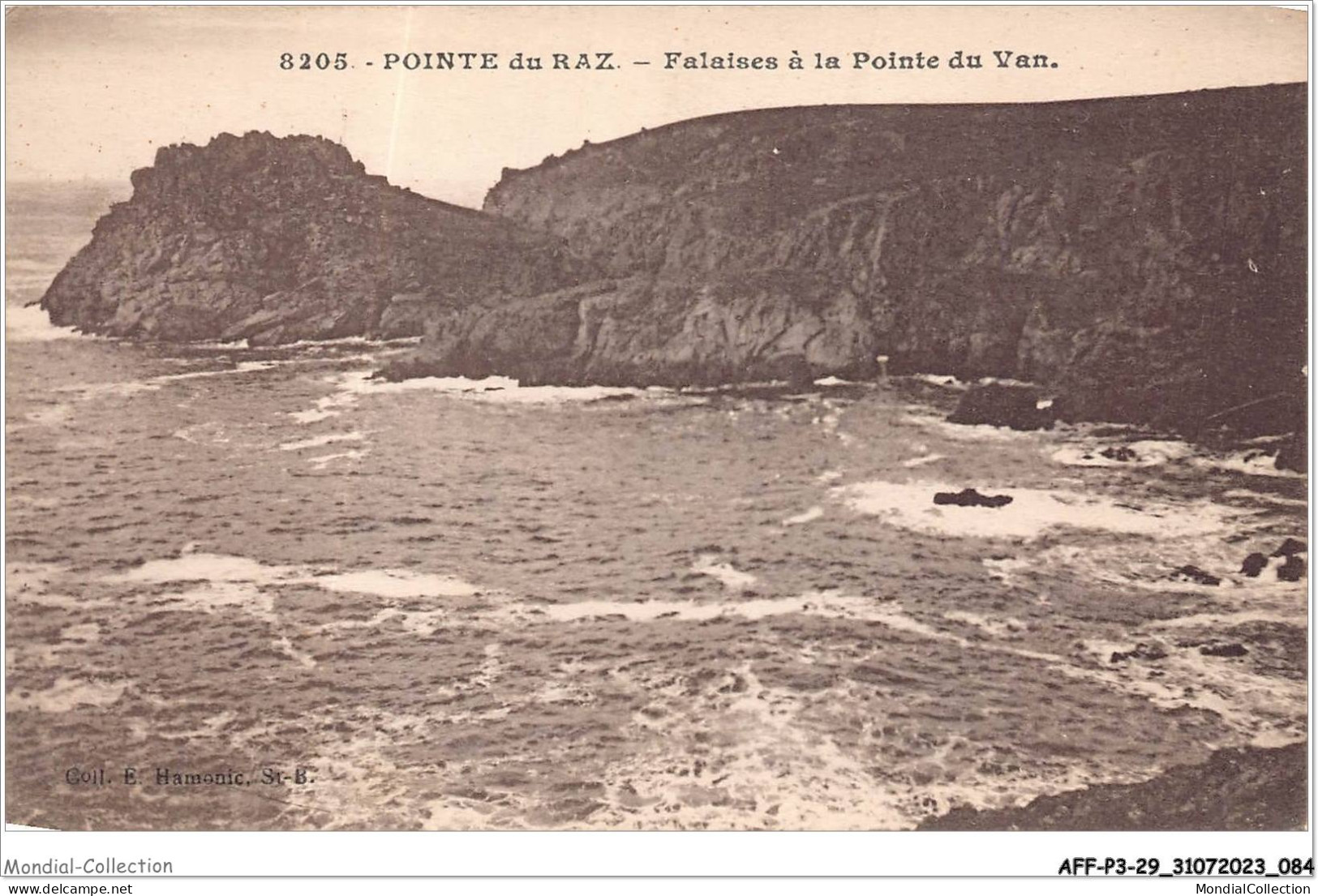 AFFP3-29-0224 - LA POINTE DU RAZ - Falaises à La Pointe Du Van  - La Pointe Du Raz